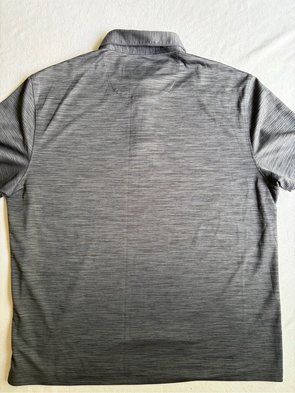 Van Heusen Men’s XL Gray Performance Polo Shirt Classic Fit Short Sleeve - Picture 5 of 5